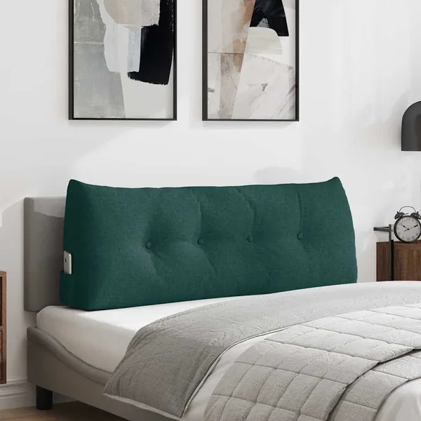 Coussin de Dos Vert foncé 120 x 24 x 50 cm tissu
