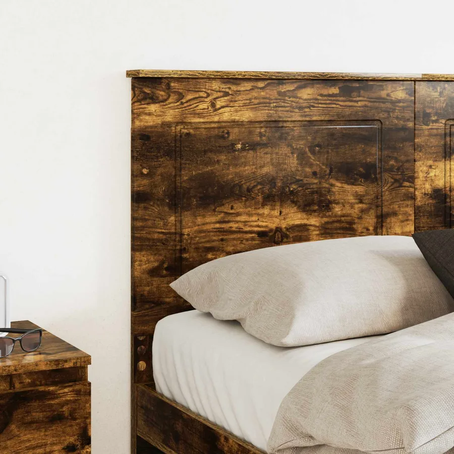 Tête de lit Chêne Fumé 100 cm Bois d’ingénierie - 3