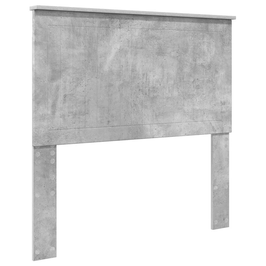 Cadre de lit Gris Béton 100 x 200 cm Bois de pin massif - 6