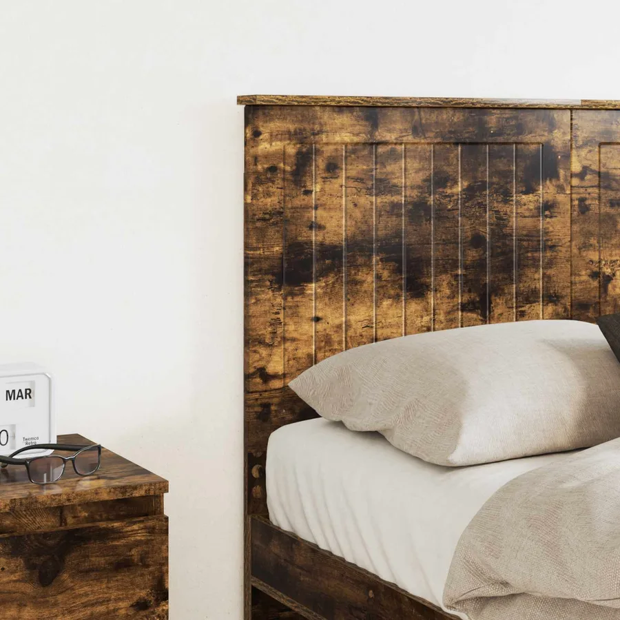 Tête de lit Chêne fumé 120 cm Bois d'ingénierie - 3