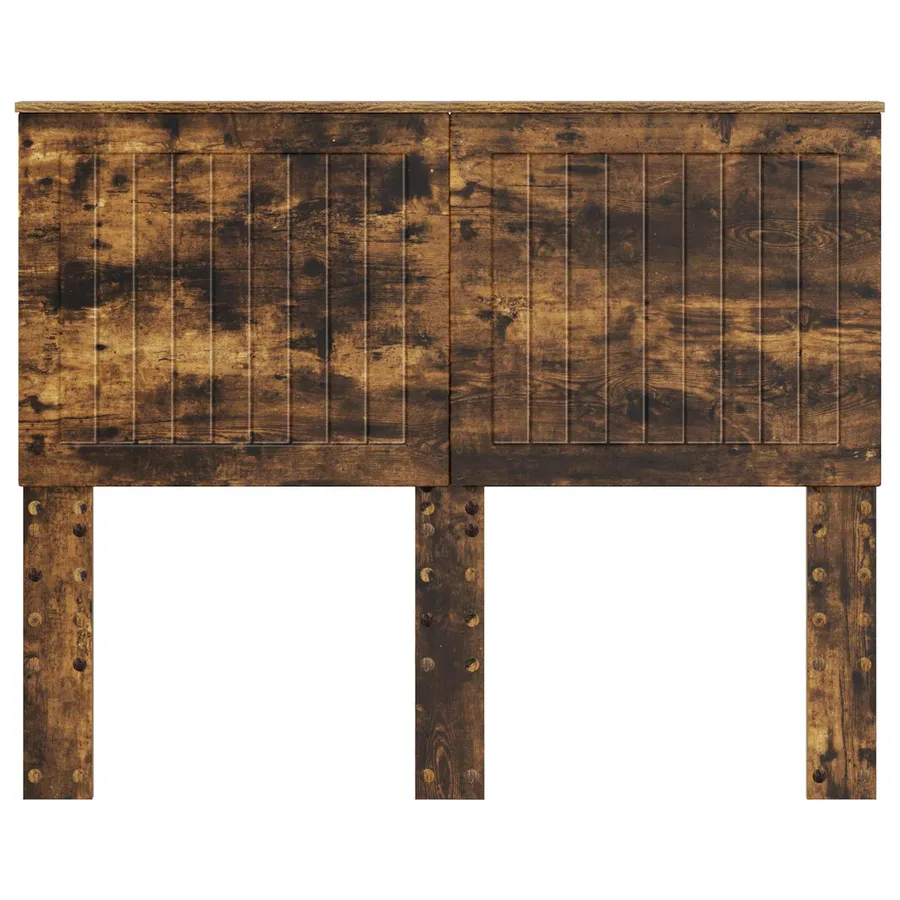 Tête de lit Chêne fumé 120 cm Bois d'ingénierie - 4