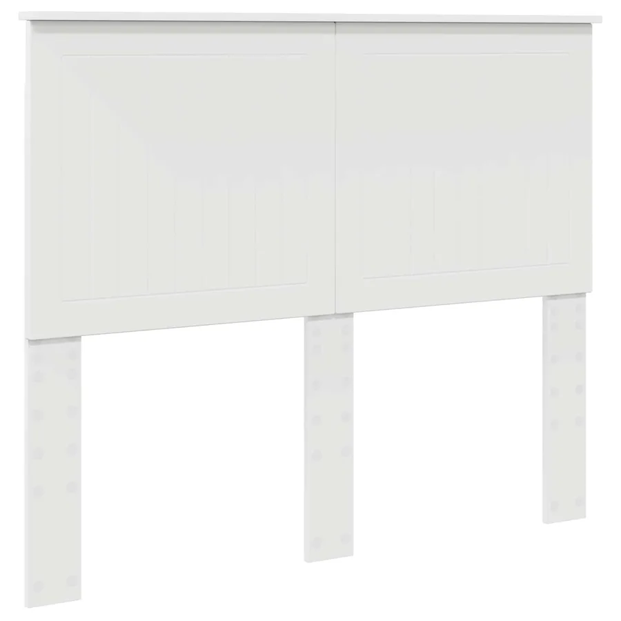 Cadre de lit Blanc 120 x 190 cm Bois de pin massif - 6
