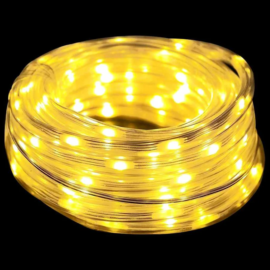 Lumière en corde avec 120 LED Blanc chaud 5 m PVC - 6