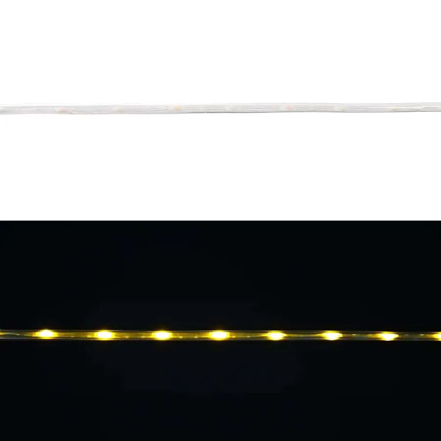 Lumière en corde avec 120 LED Blanc chaud 5 m PVC - 7