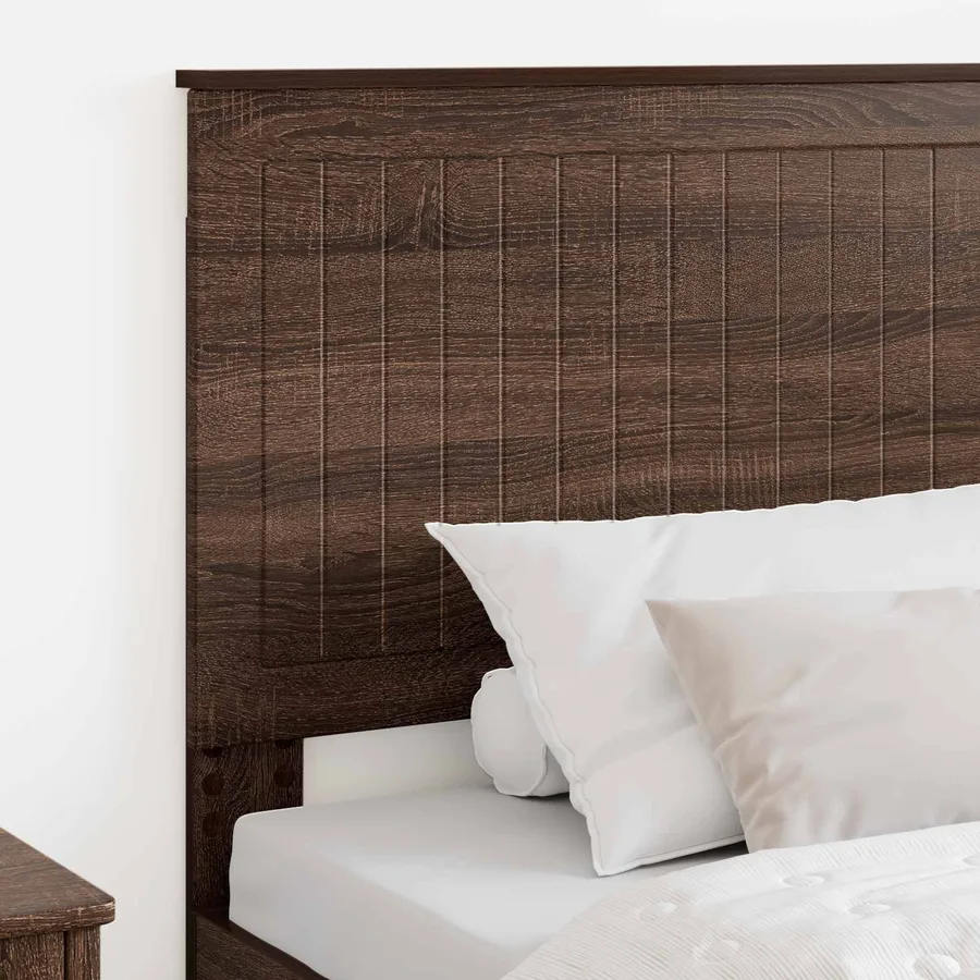 Tête de lit Chêne brun 100 cm Bois d'ingénierie - 3