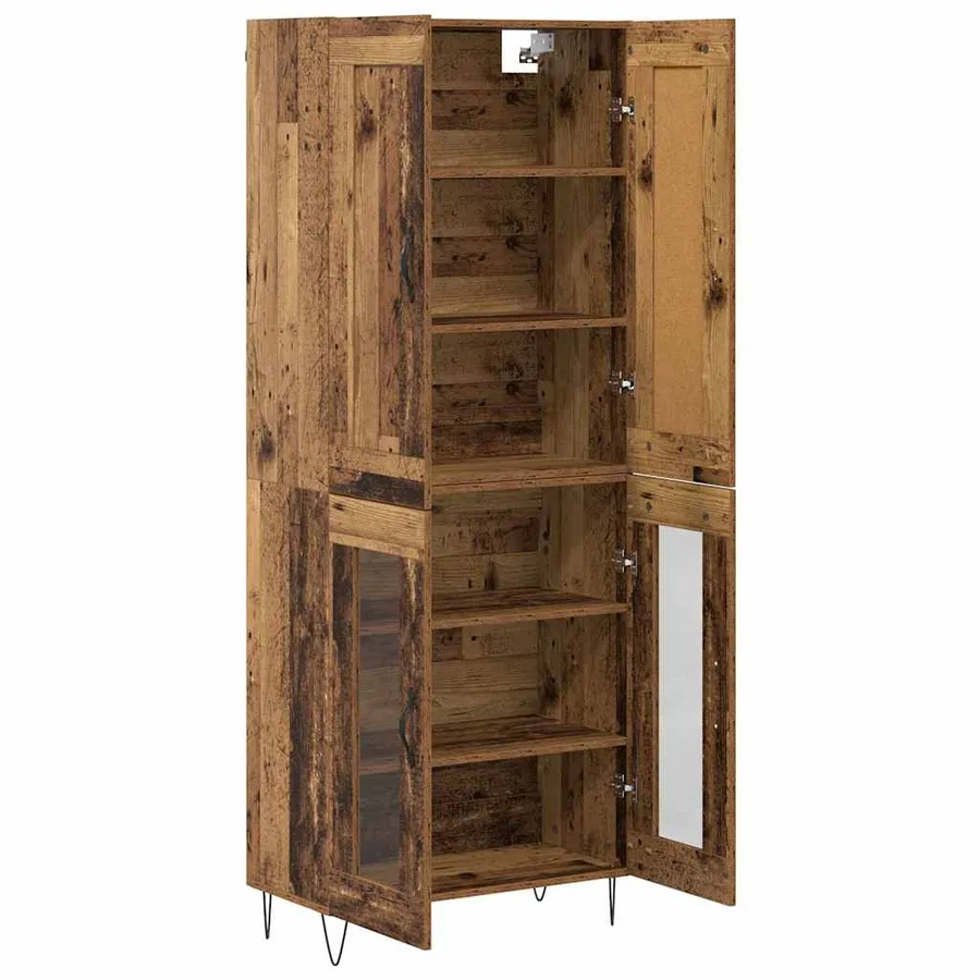 Haut Armoire Bois Ancien 69,5 x 34 x 180 cm Bois d'ingénierie - 7