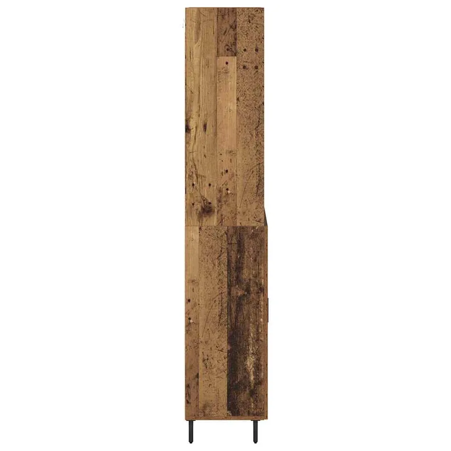 Haut Armoire Bois Ancien 69,5 x 34 x 180 cm - 9