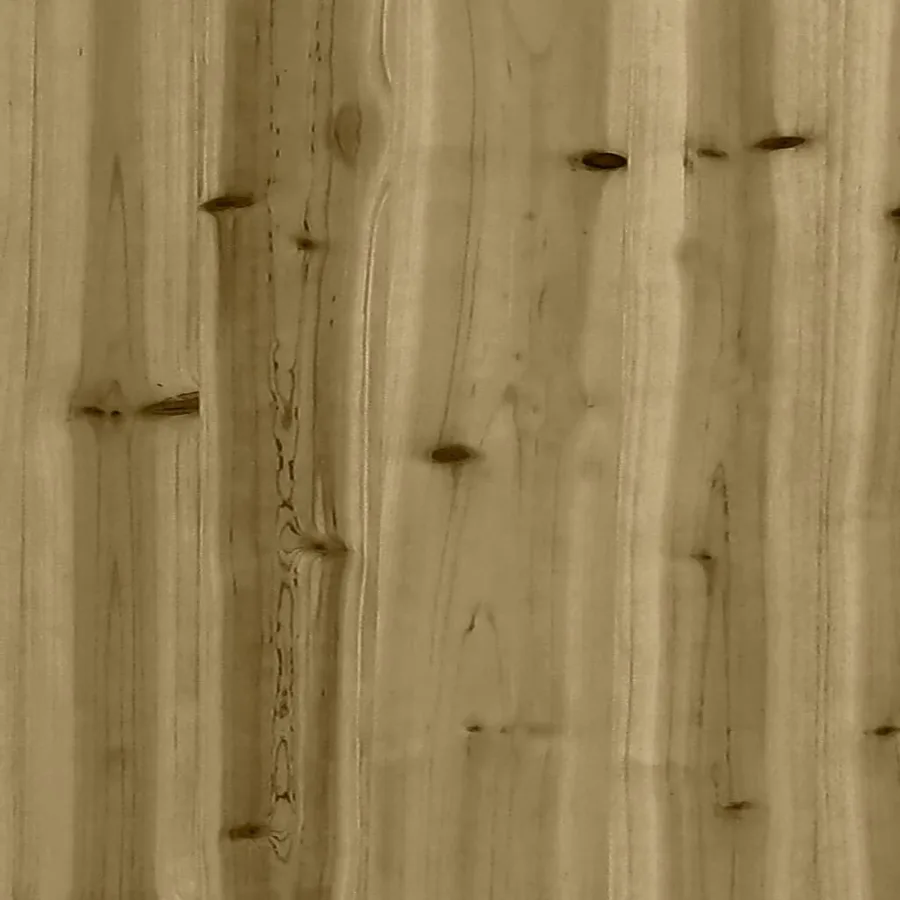 Canapé d'angle de jardin bois de pin imprégné - 6