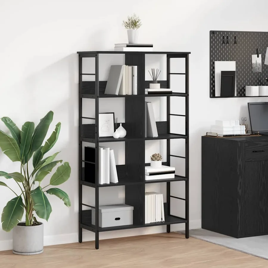 Étagère Chêne noir 82 x 32 x 144,5 cm Bois d'ingénierie