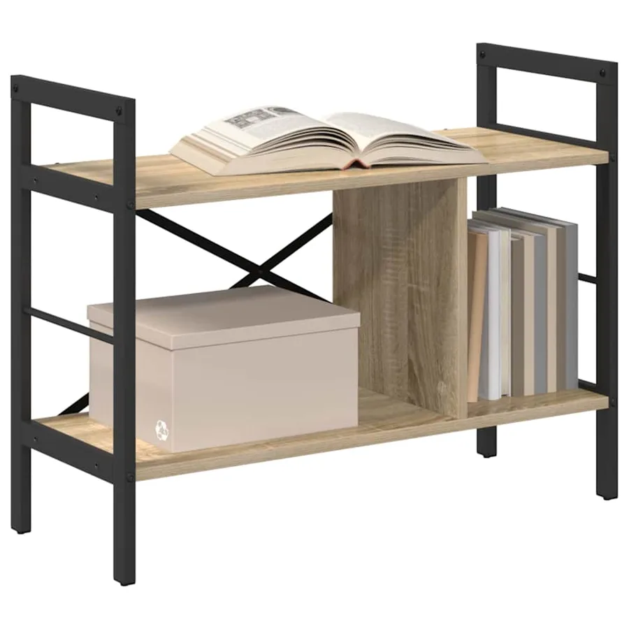 Étagère Chêne Sonoma 75 x 30 x 58,5 cm Bois d'ingénierie - 3