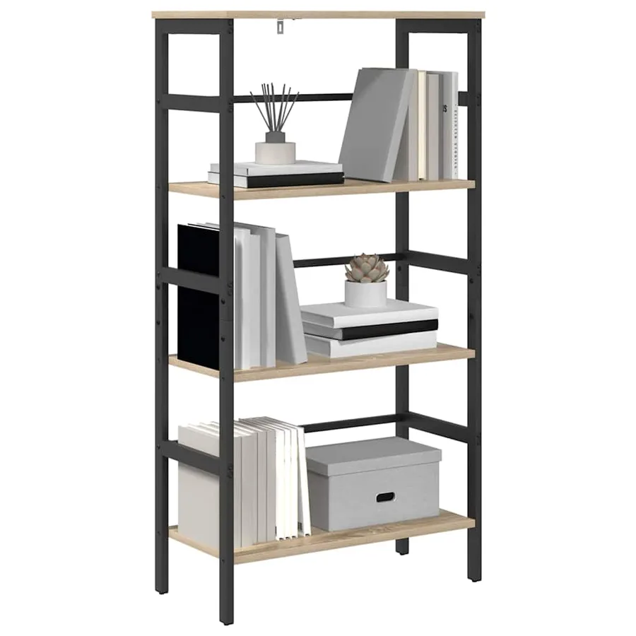 Étagère Chêne Sonoma 60 x 29,5 x 115 cm Bois d'ingénierie - 3