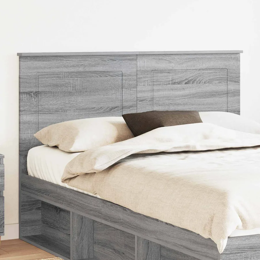 Tête de lit Gris Sonoma 100 cm Bois d’ingénierie