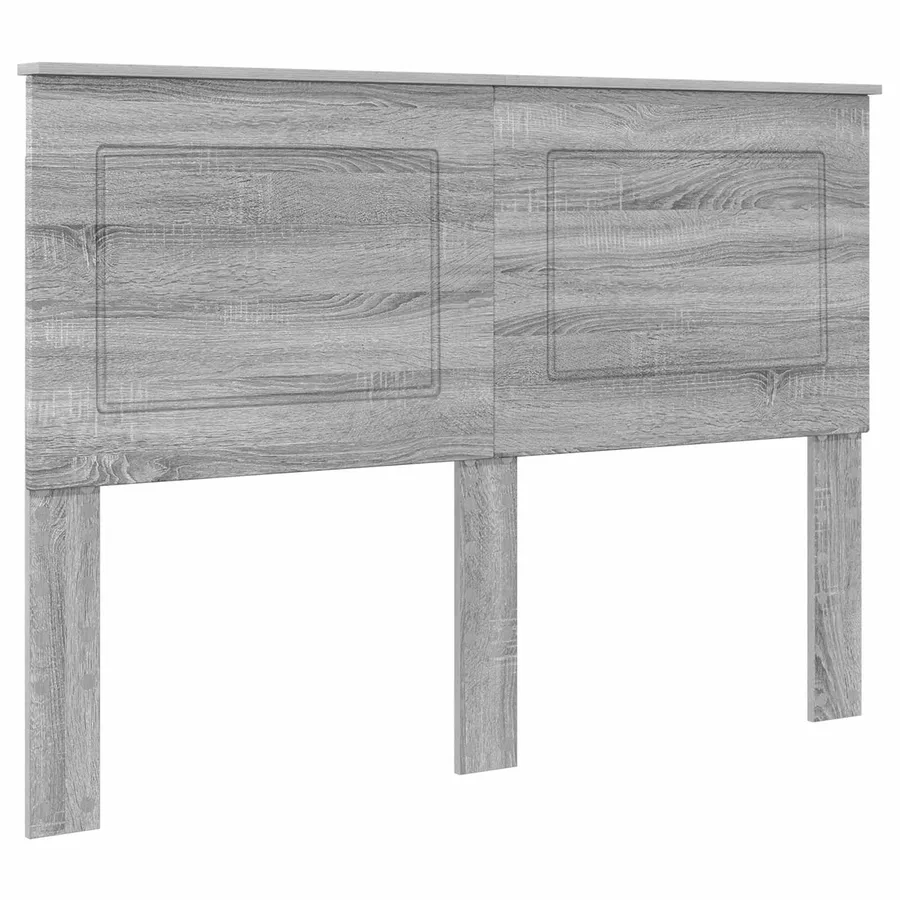 Tête de lit Gris Sonoma 100 cm Bois d’ingénierie - 2