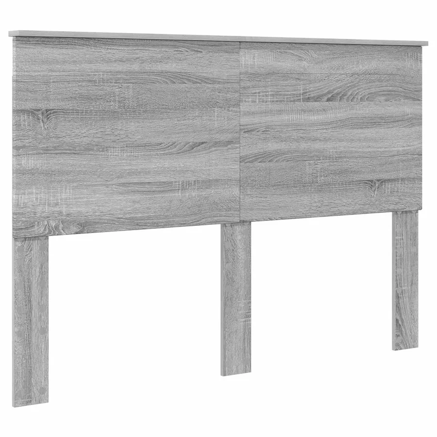Cadre de lit Gris Sonoma 150 x 200 cm Bois de pin massif - 6