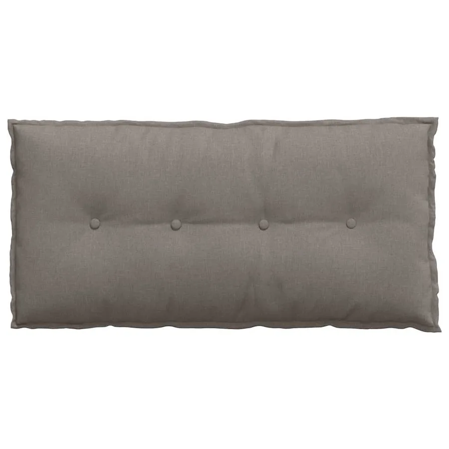 Coussin de Dos Taupe 100 x 19 x 50 cm tissu - 6