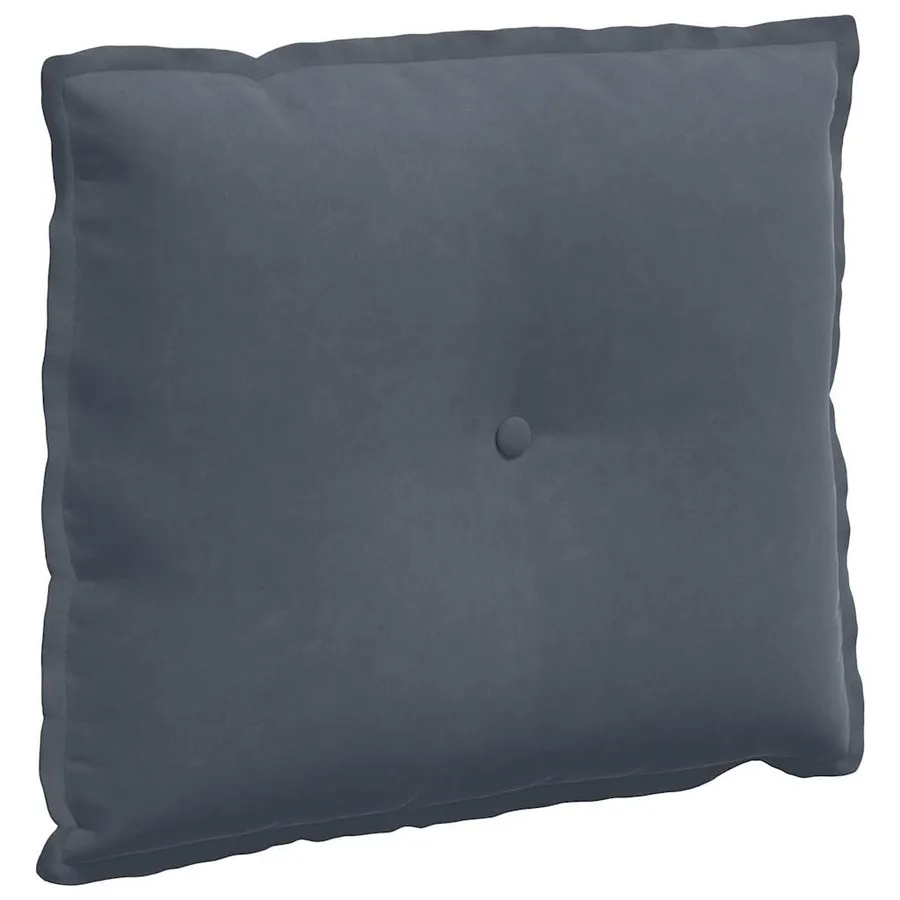 Coussin de Dos Gris foncé 60 x 50 cm Tissu en velours côtelé - 2