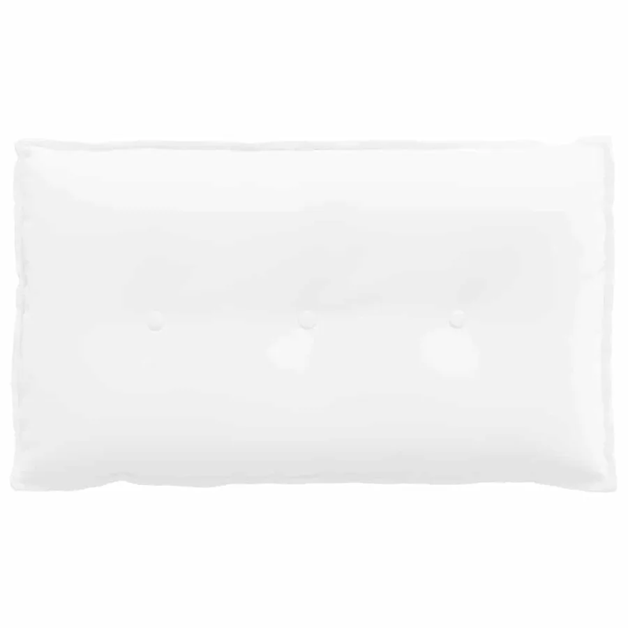 Coussin de Dos Blanc 80 x 19 x 50 cm tissu - 5