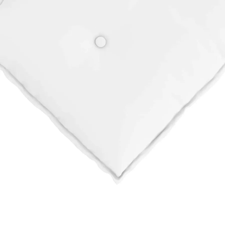 Coussin de Dos Blanc 80 x 19 x 50 cm tissu - 7