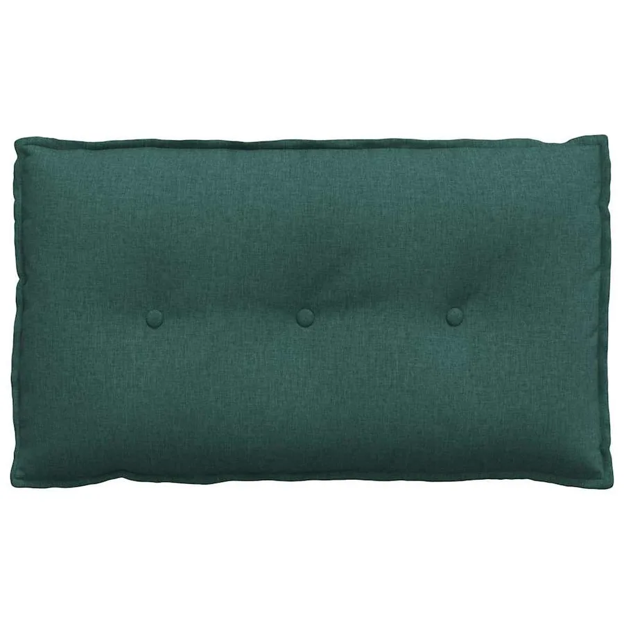 Coussin de Dos Vert foncé 80 x 19 x 50 cm tissu - 5