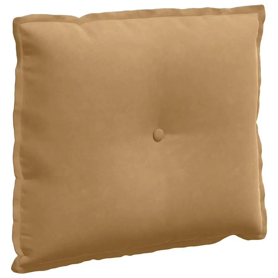 Coussin de Dos Marron 60 x 50 cm Tissu en velours côtelé - 2