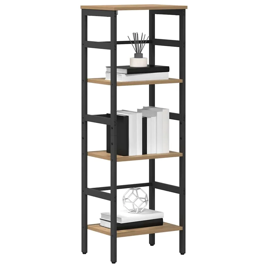 Étagère 3 niveaux 40 x 29,5 x 115 cm Bois d'ingénierie - 3