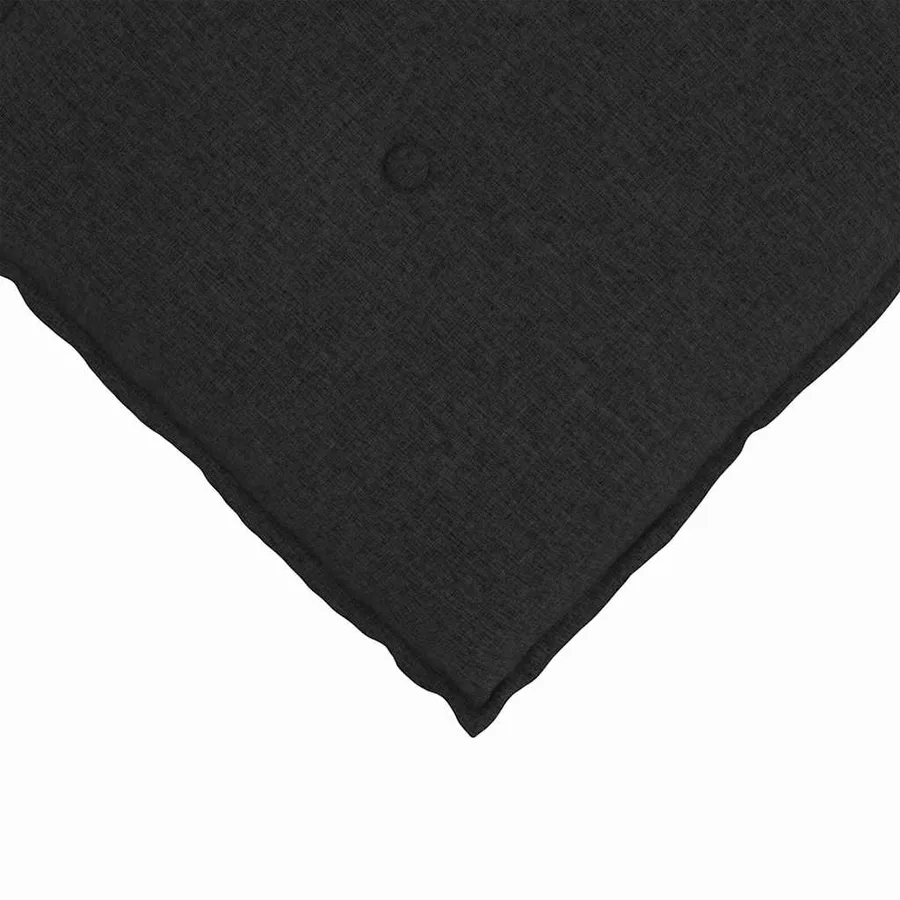 Coussin de Dos Noir 50 x 19 x 45 cm tissu - 7