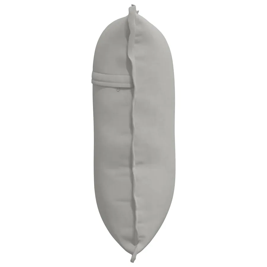 Coussin de Dos Gris clair 60 x 50 cm Tissu en microfibre - 6
