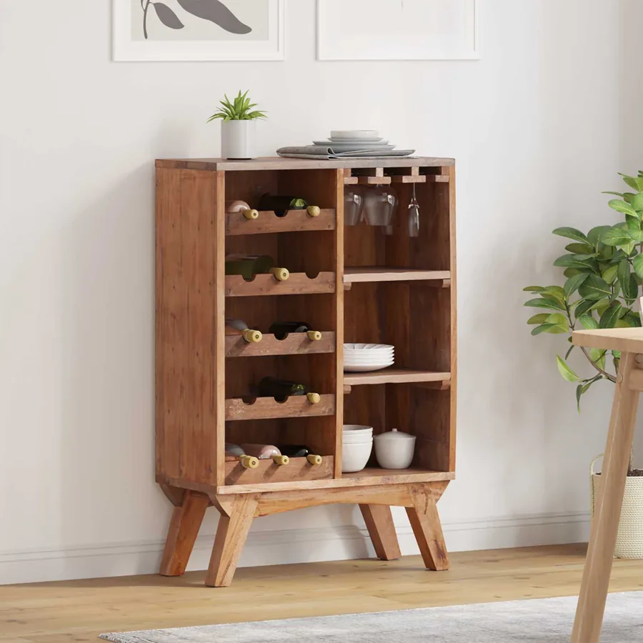 Étagère Marron 60 x 30 x 90 cm Bois Recyclé Solide