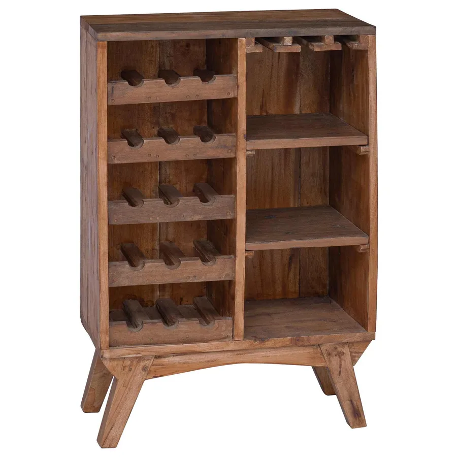 Étagère Marron 60 x 30 x 90 cm Bois Recyclé Solide - 2