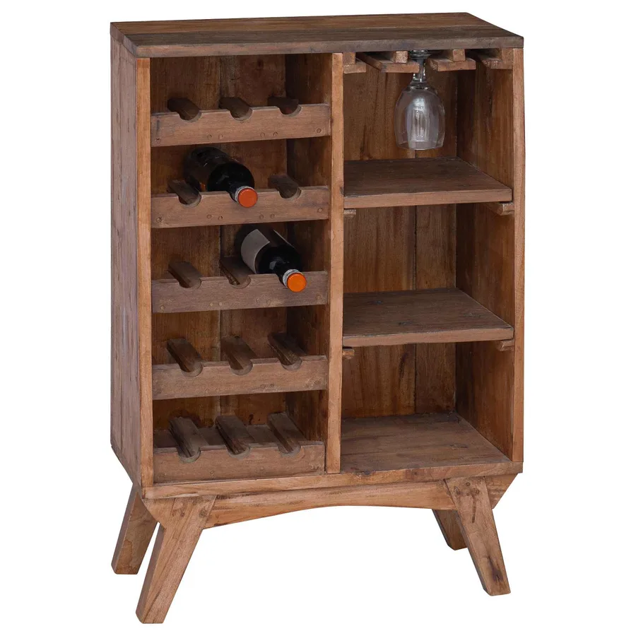 Étagère Marron 60 x 30 x 90 cm Bois Recyclé Solide - 3
