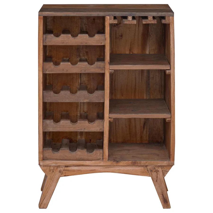 Étagère Marron 60 x 30 x 90 cm Bois Recyclé Solide - 5