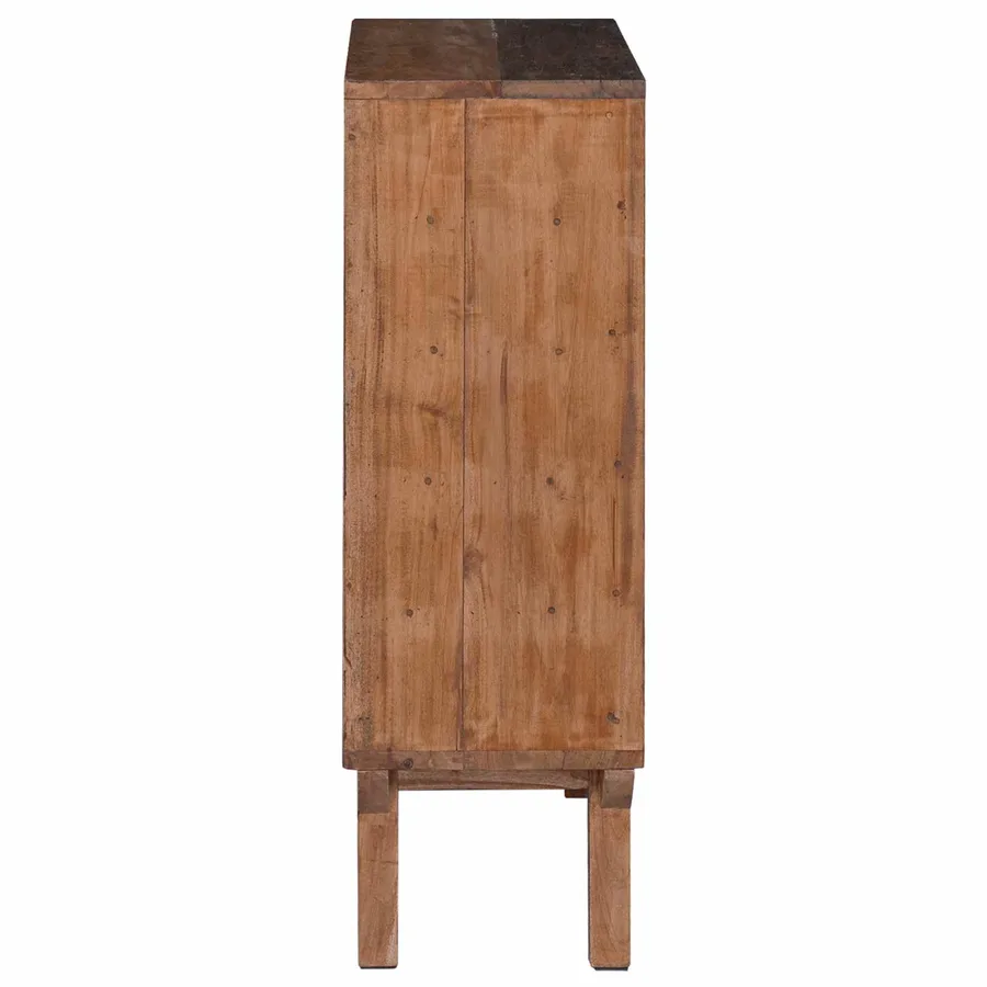 Étagère Marron 60 x 30 x 90 cm Bois Recyclé Solide - 6