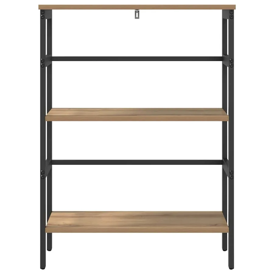Étagère 2 niveaux 60 x 29,5 x 81 cm Bois d'ingénierie - 5
