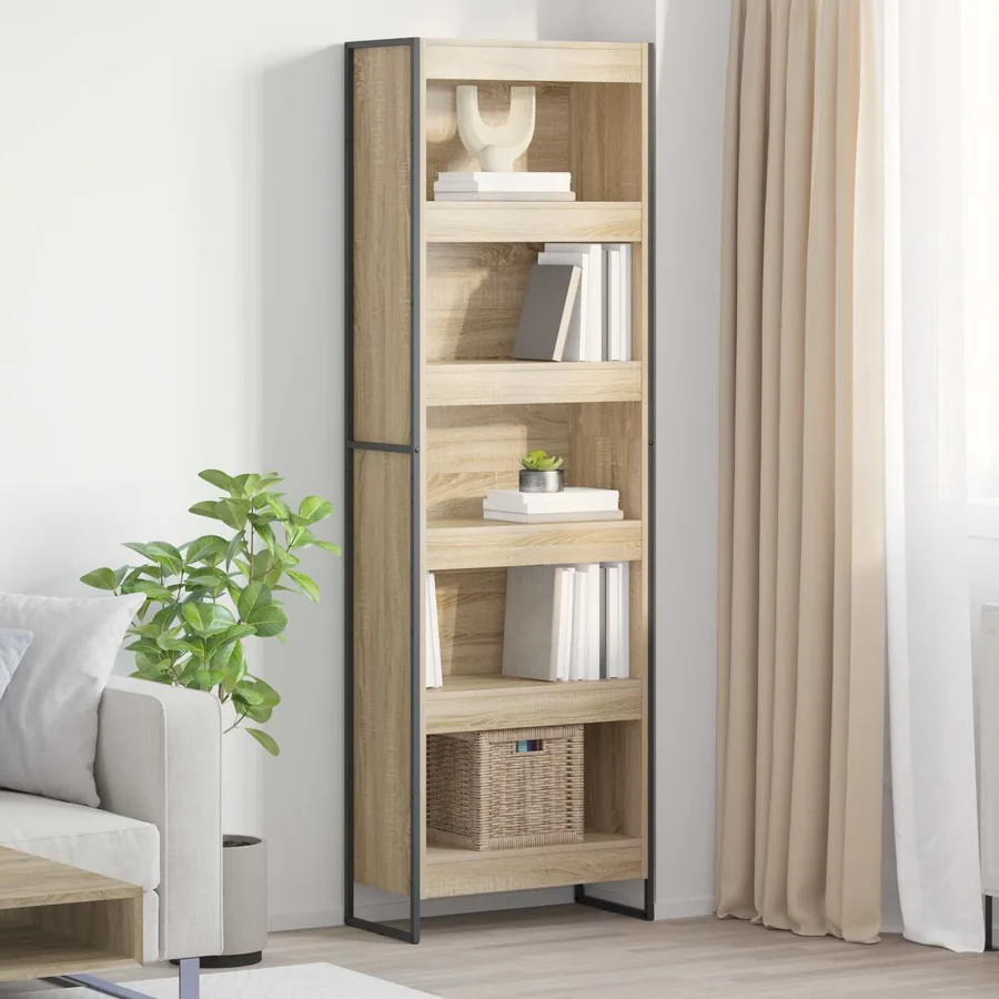 Bibliothèque 60 x 30 x 189,5 cm Bois d'ingénierie Sonoma
