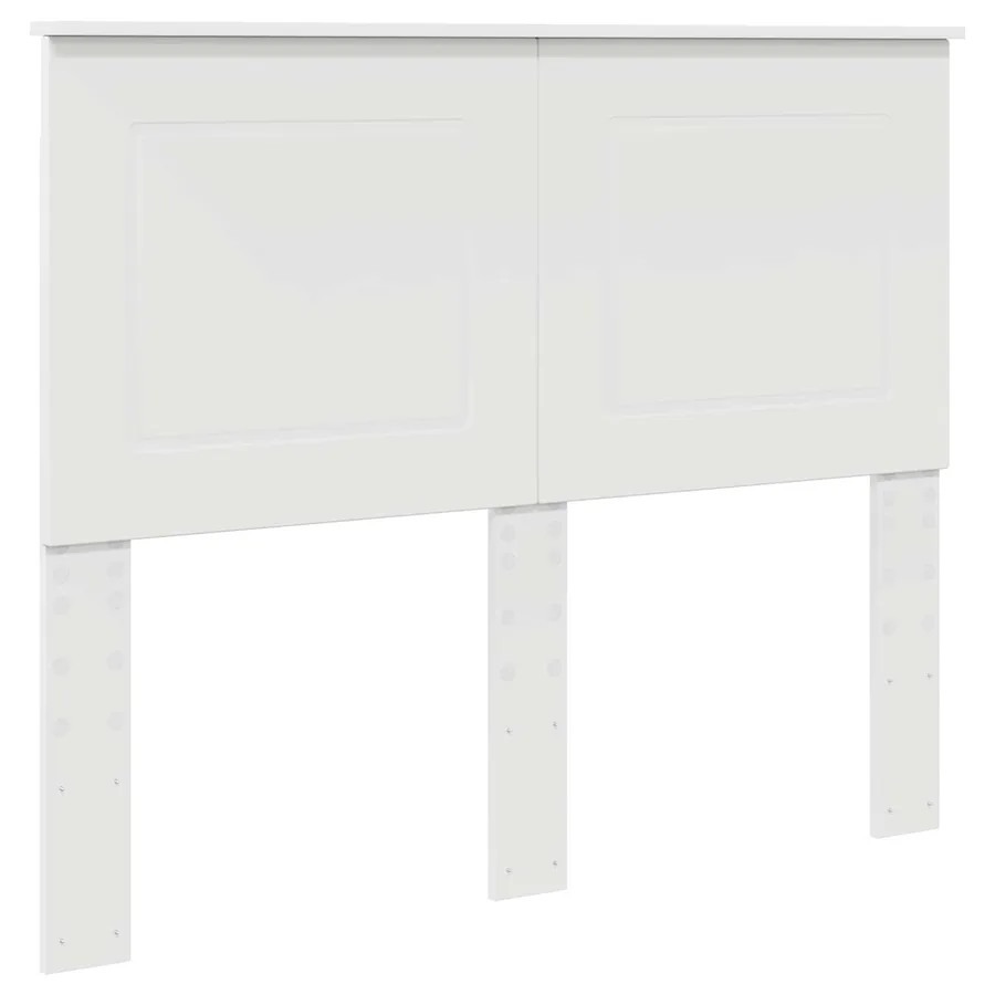 Cadre de lit Blanc 120 x 200 cm Bois de pin massif - 6