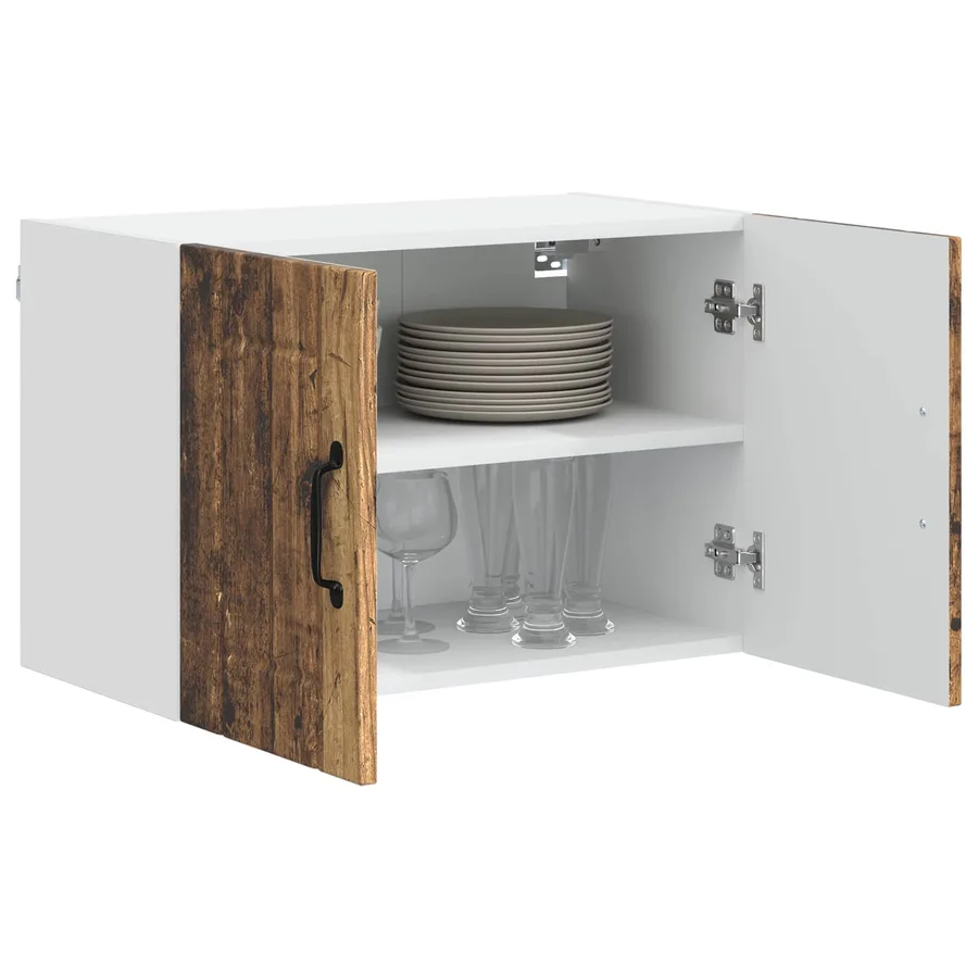 Meuble mural LUCCA 2 pcs Bois ancien 60 x 31 x 40 cm - 3