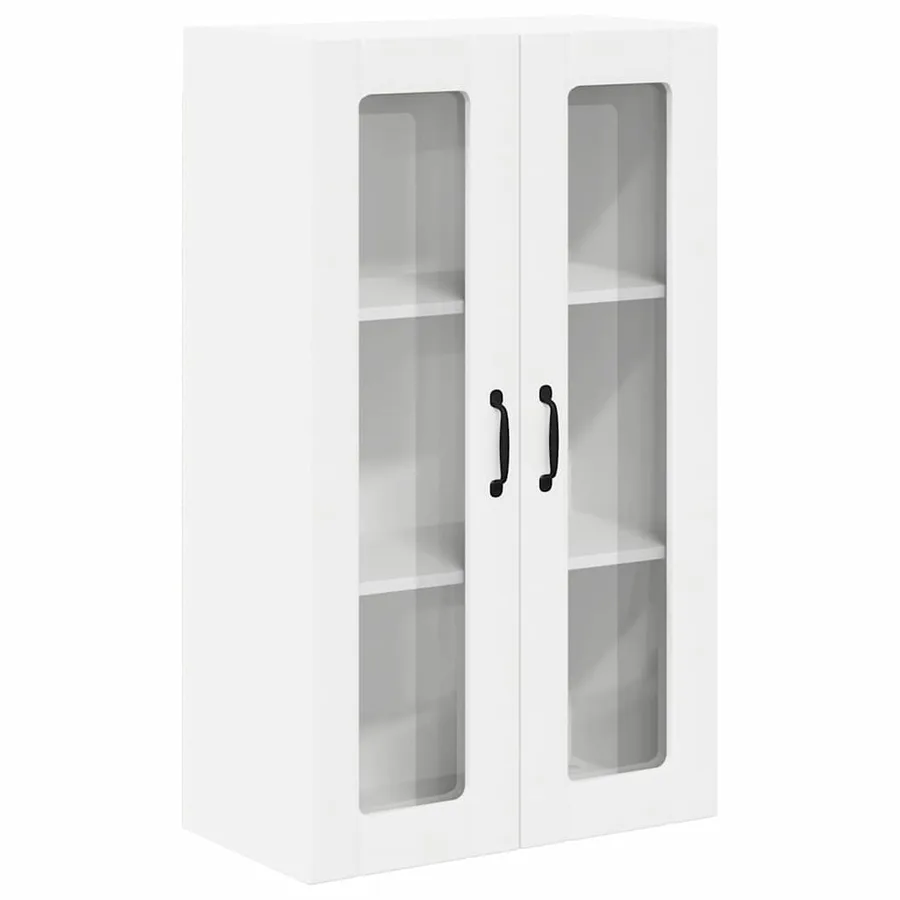 Cabinet en verre mural LUCCA Blanc 60 x 31 x 100 cm - 2
