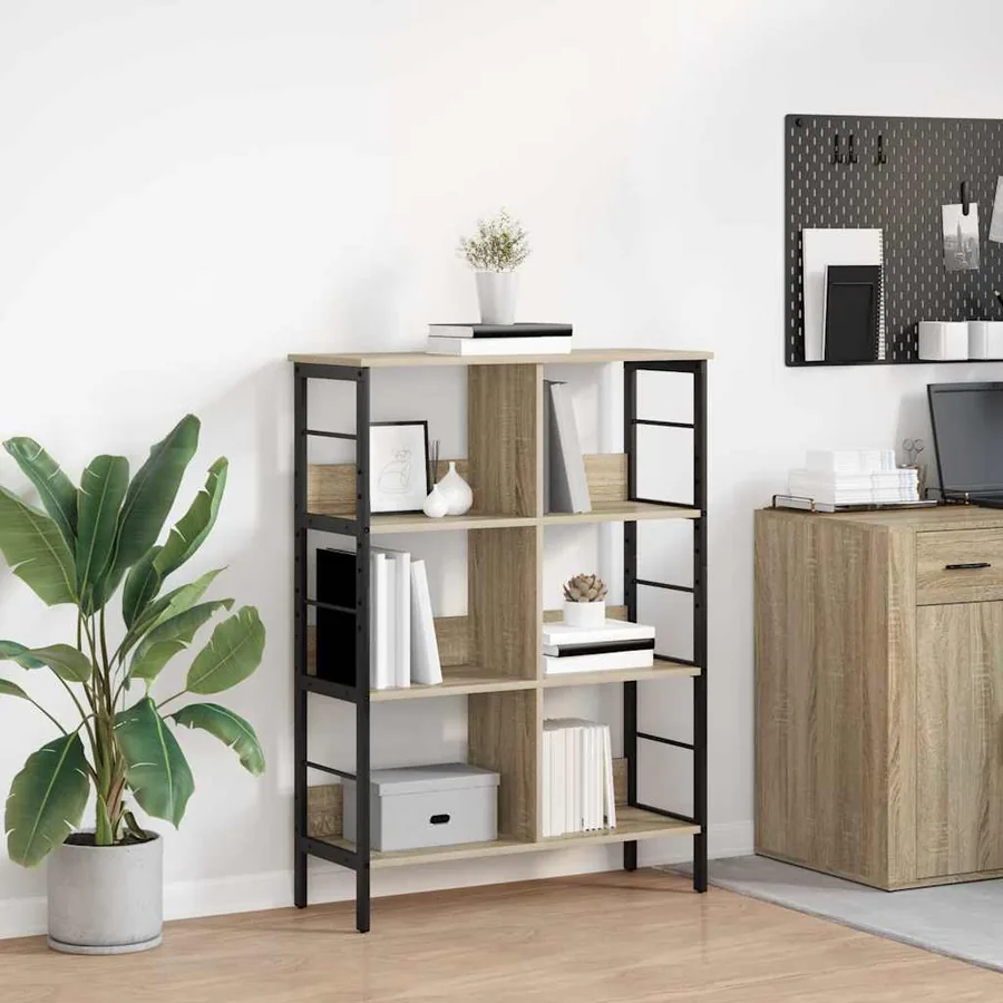 Étagère Chêne Sonoma 82 x 32 x 112 cm Bois d'ingénierie