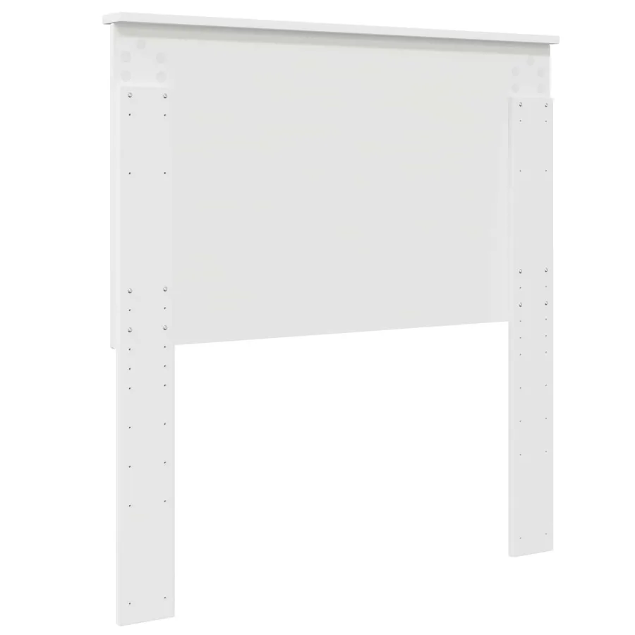 Tête de lit Blanc 100 cm Bois d’ingénierie - 6