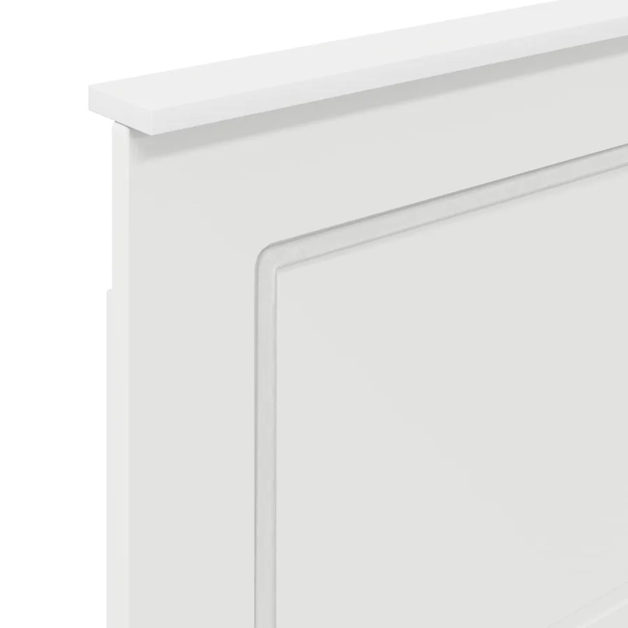 Tête de lit Blanc 100 cm Bois d’ingénierie - 7