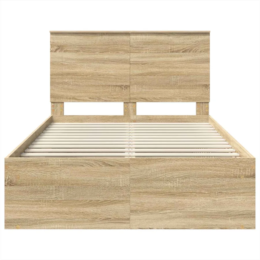 Cadre de lit Sonoma 120 x 200 cm Bois de pin massif - 7