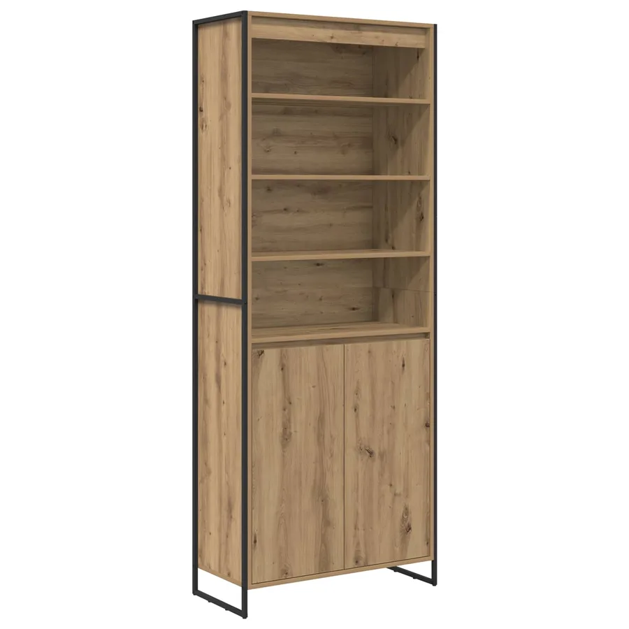 Armoires Hautes Chêne artisan 79 x 36 x 200 cm - 2