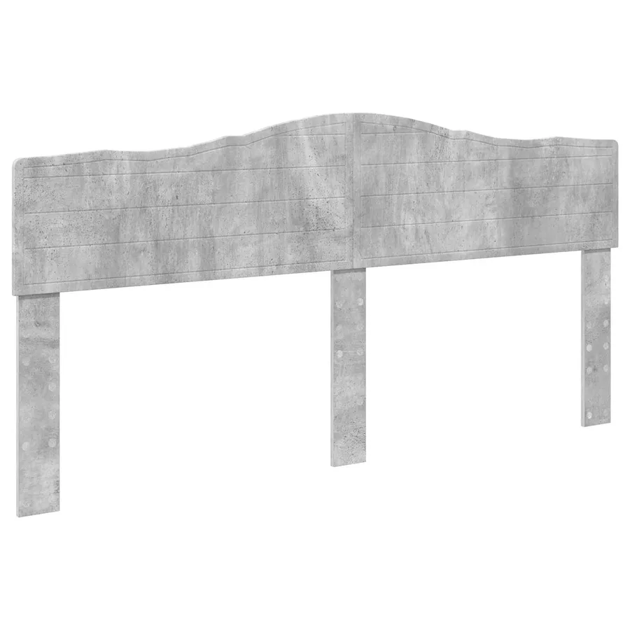 Lit de Rangement Gris béton 200 x 200 cm Bois d'ingénierie - 7