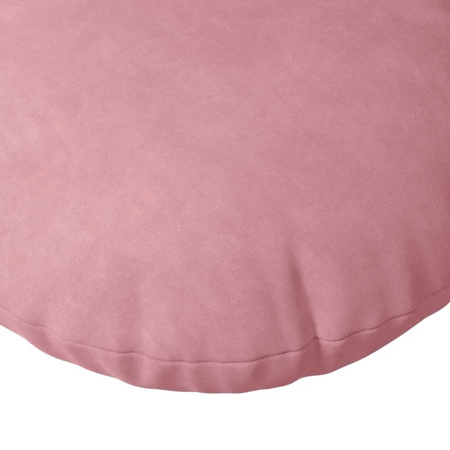 Coussins de siège 2 pcs Rose Ø60 x 21 cm Velours - 7
