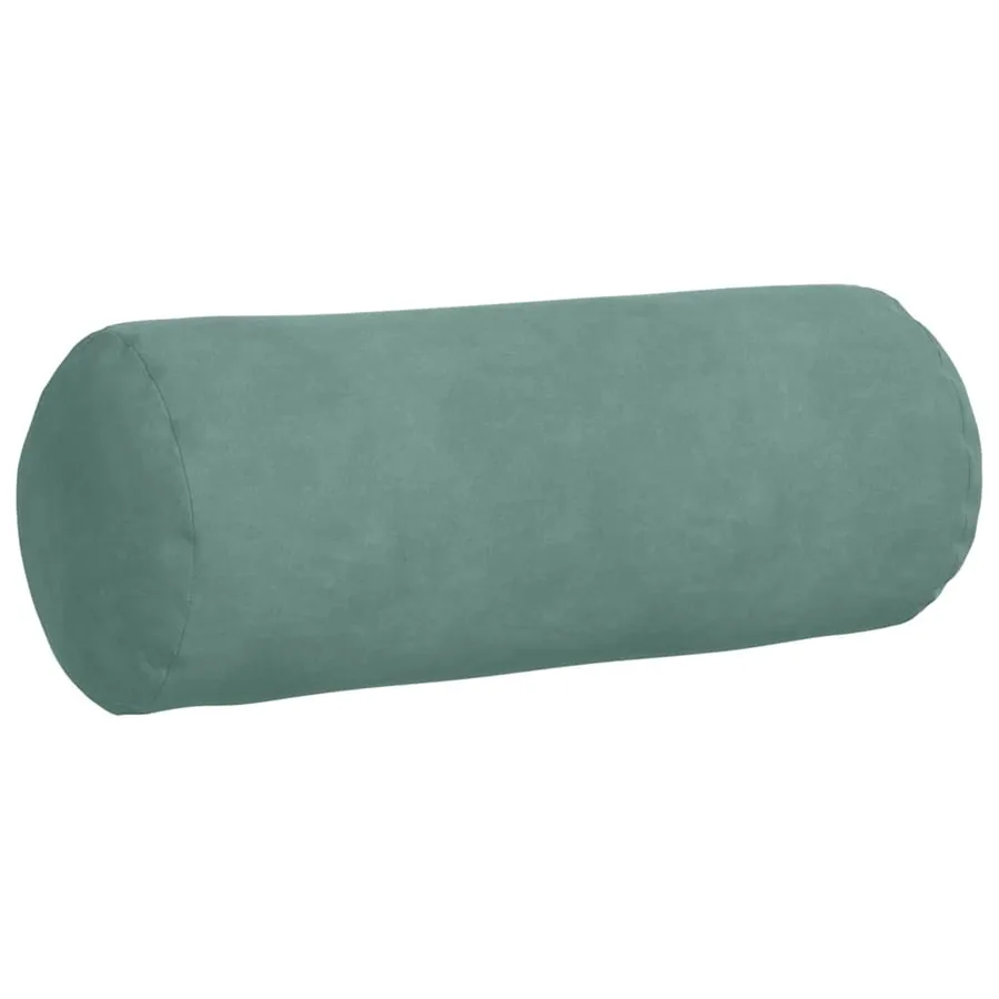 Coussins d'accent 2 pcs Vert Mer Ø 15 x 40 cm - 5