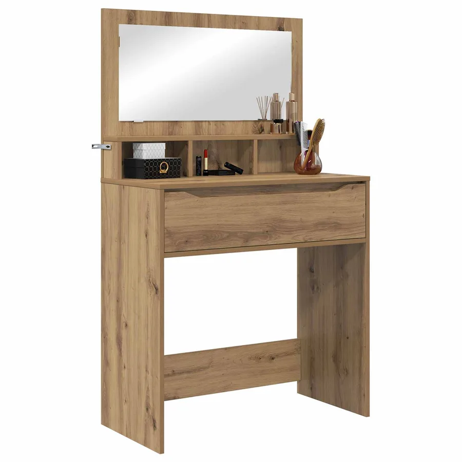 Tables de maquillage pour chambre Chêne artisanal - 3