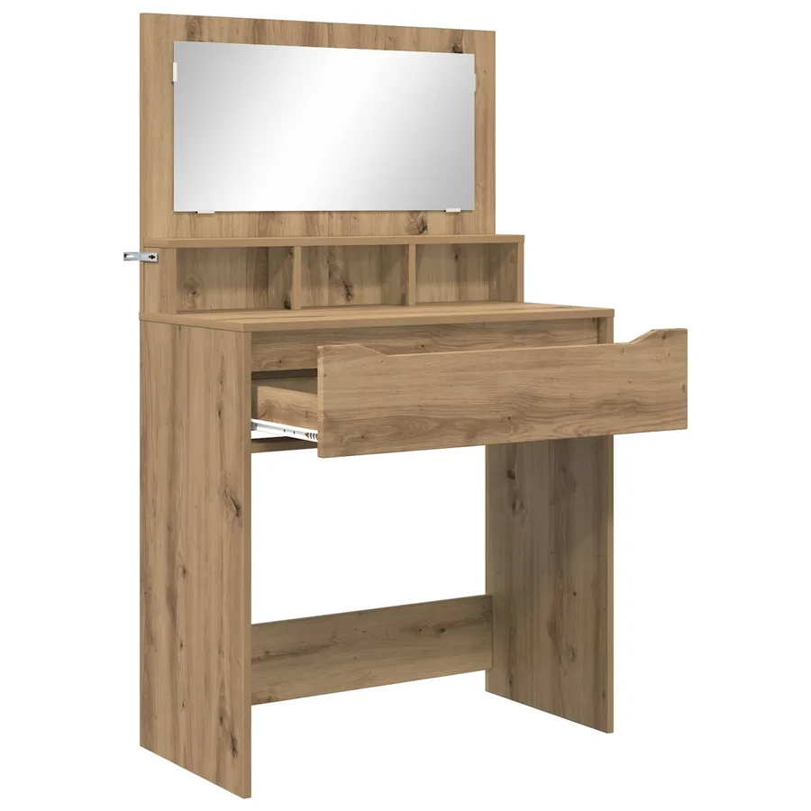 Tables de maquillage pour chambre Chêne artisanal - 5