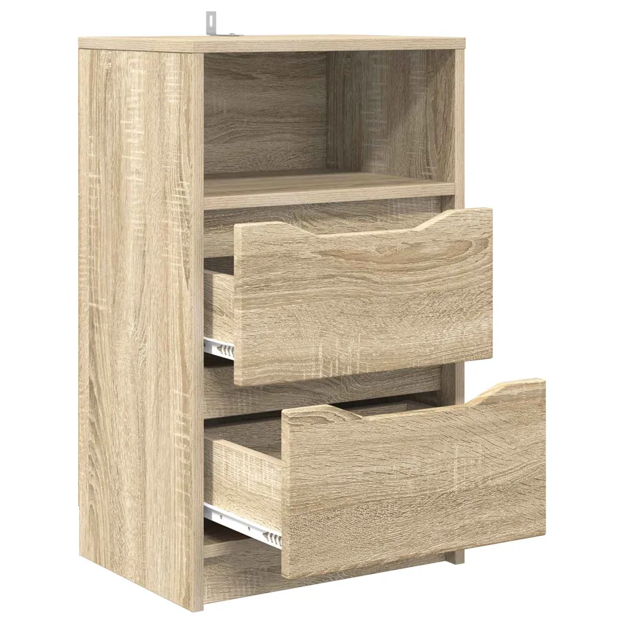 Tables de chevet 2 pcs Chêne Sonoma 40 x 30 x 467 cm - 5