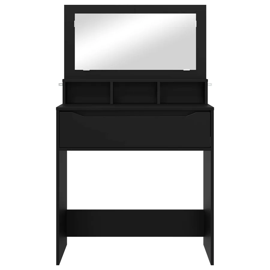 Tables de maquillage pour chambre Noir 80 x 39,6 x 135 cm - 6