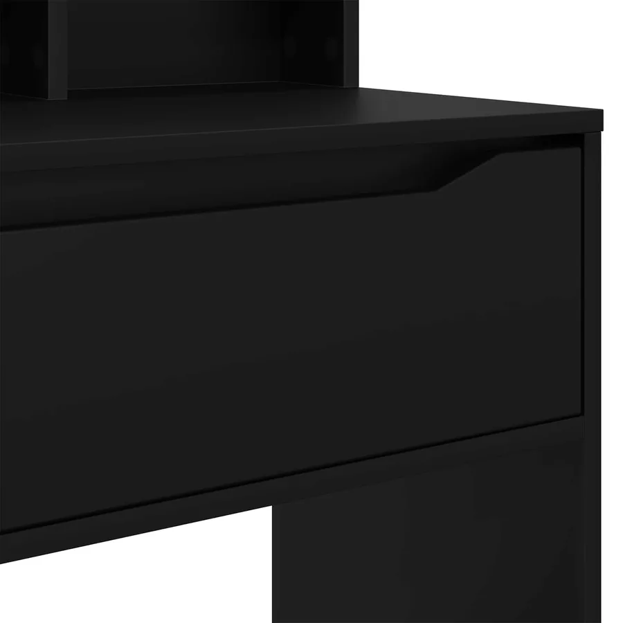 Tables de maquillage pour chambre Noir 80 x 39,6 x 135 cm - 8